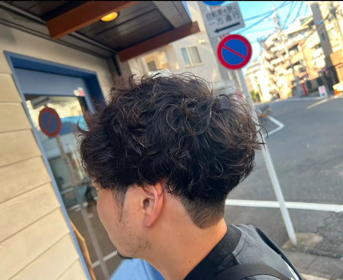 メンズ マッシュ メンズパーマ カット パーマ 【赤羽メンズ美容師】 平田 竜也のヘアスタイル