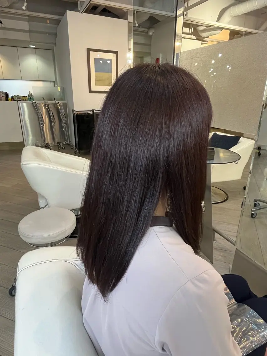 ロング カラー フルカワ リナのヘアスタイル