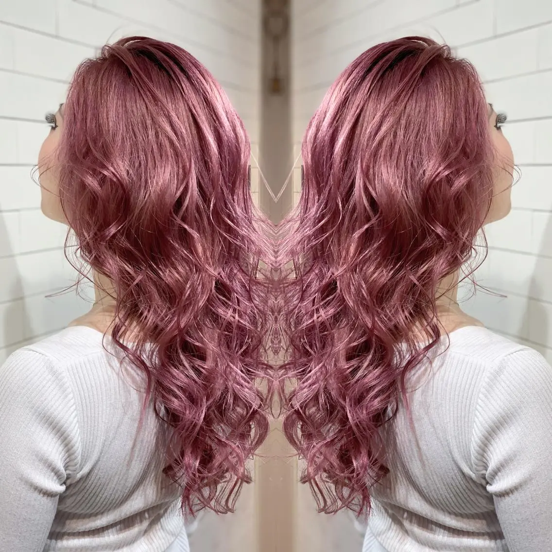 ロング カラー パーマ ヘアアレンジ メンズ キッズ ネイル マツエク・マツパ カット 縮毛矯正 トリートメント 髪質改善×ハイトーン 中田啄也のヘアスタイル