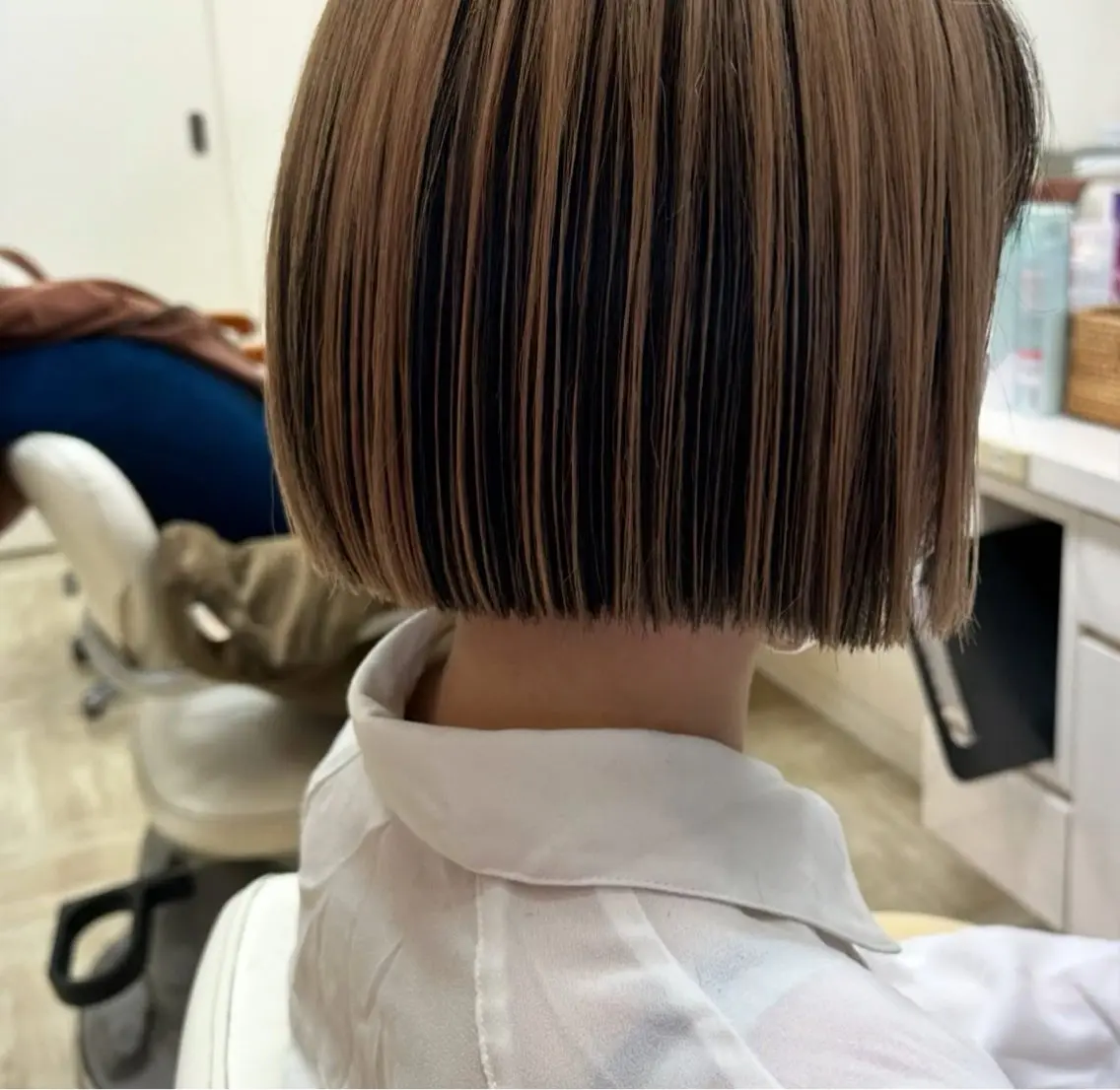 ミディアム カラー 切りっぱなしボブ ボブ 🎀透明感カラー🎀 / INOUEのヘアスタイル