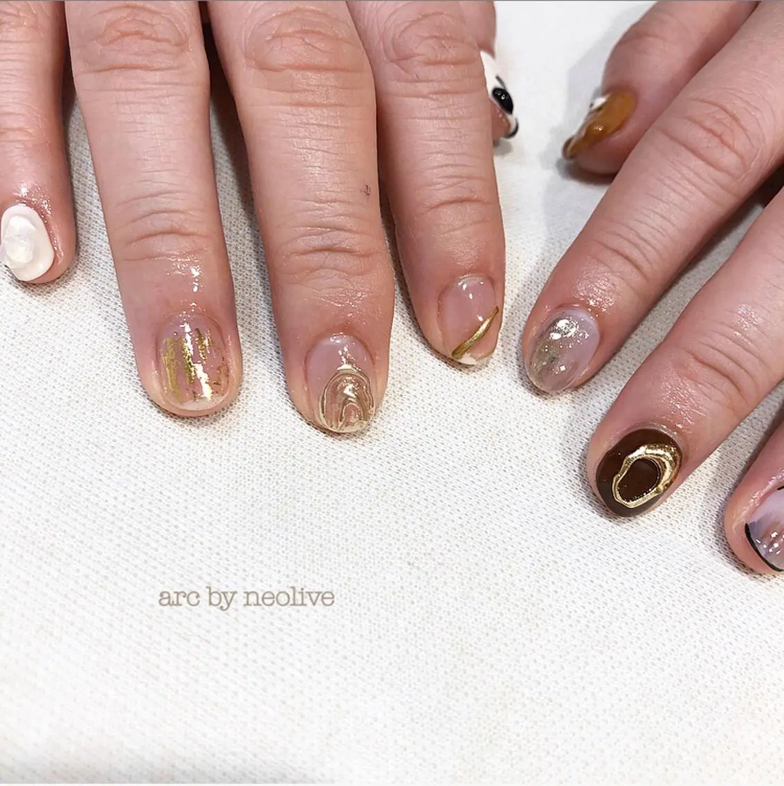 ネイル ニュアンスネイル rina eye&nailのマツエク・マツパデザイン