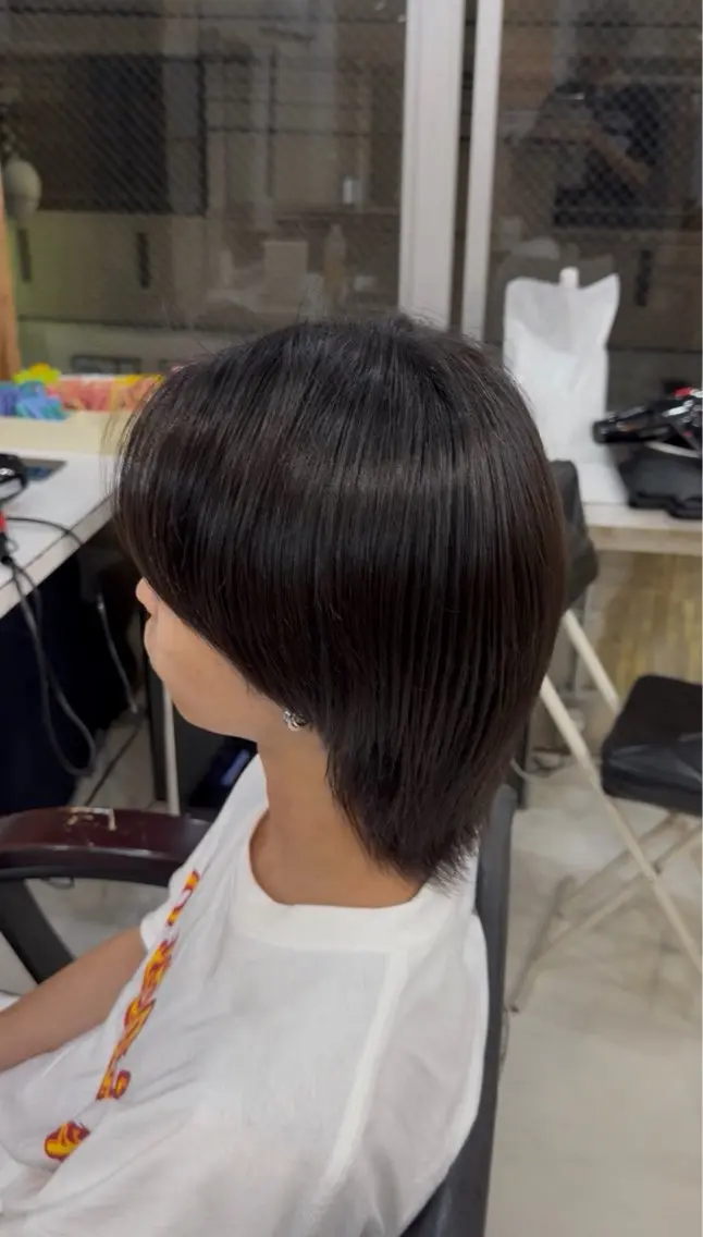 メンズ 縮毛矯正 ヘアセット 日置 蓮のヘアスタイル