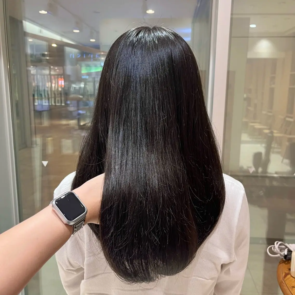 ロング カラー ヘアカラー トリートメント 💙水光ヘアカラー / リナ🦋🫧のヘアスタイル