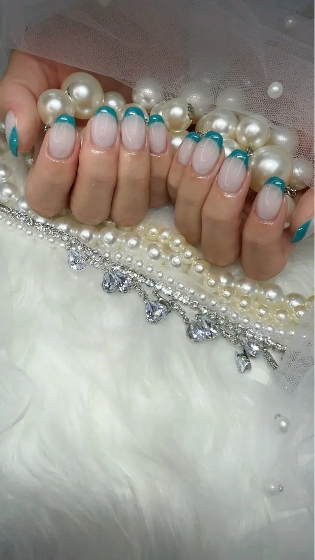 ネイル フレンチネイル ハンドネイル ハンドケア my nail plus野江内代のネイルデザイン