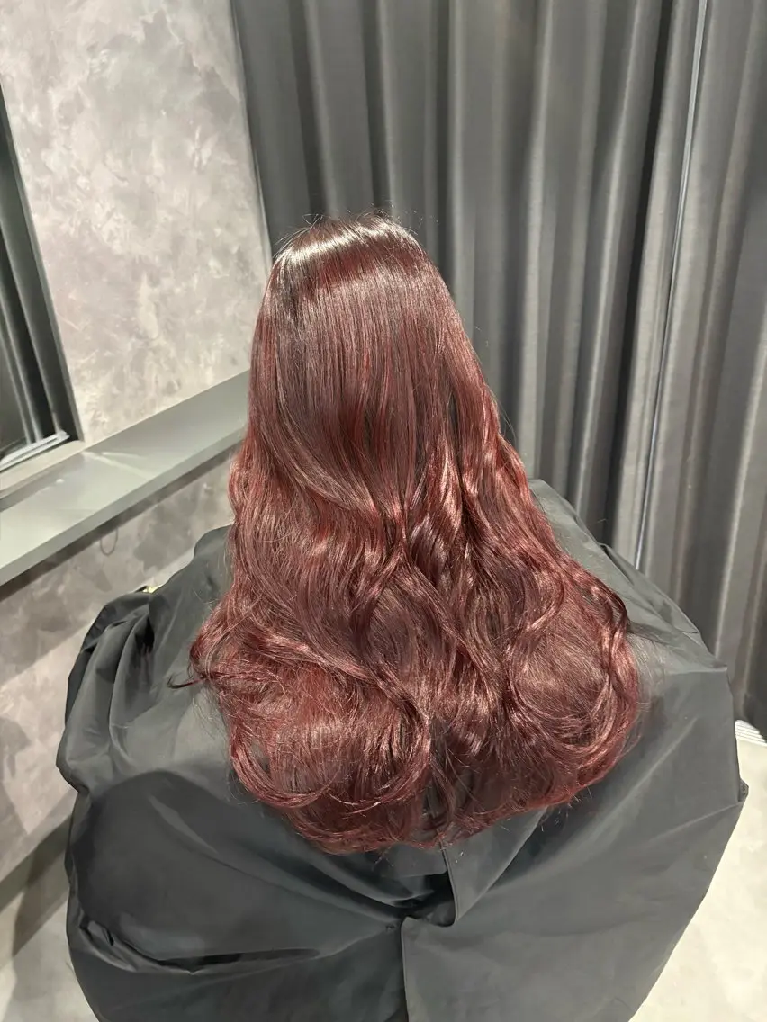 ロング ヘアカラー トリートメント nameless miichiのヘアスタイル