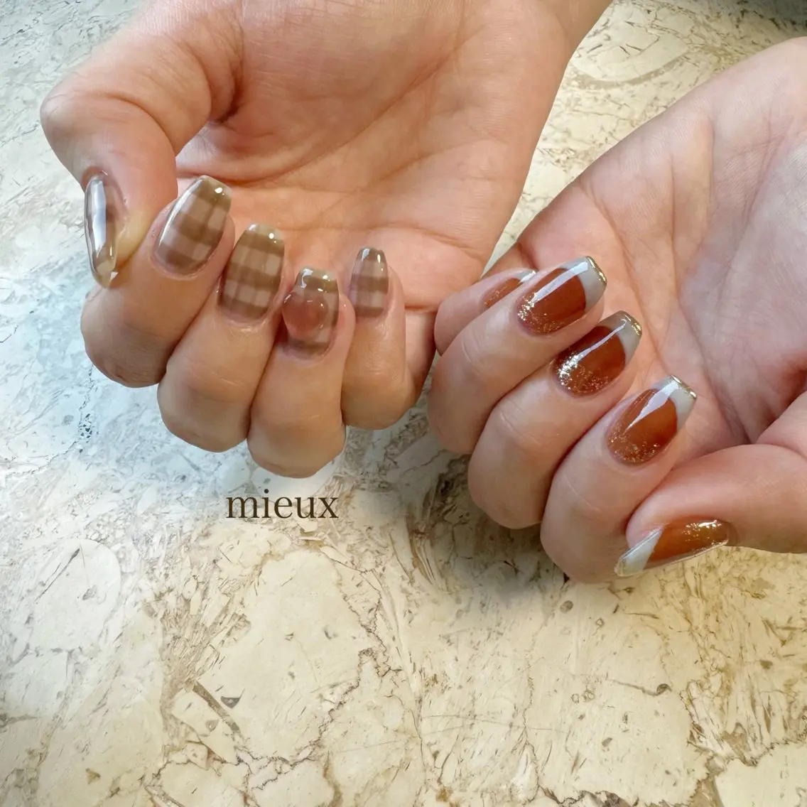ネイル ハンドネイル フットネイル nail salon mieux(ミュー)のマツエク・マツパデザイン