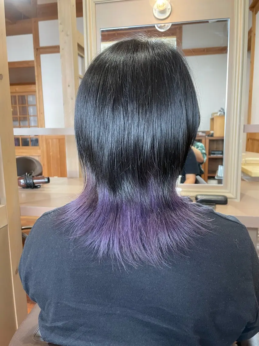 カラー インナーカラー 生駒 隼輝のヘアスタイル