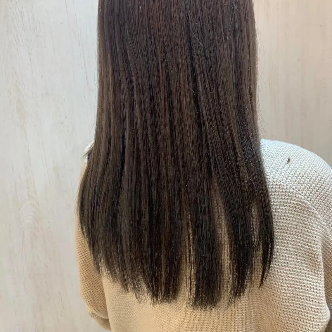 セミロング カラー パーマ Produce 橋本店のヘアスタイル