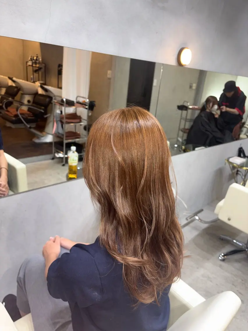 セミロング カラー ヘアカラー 松井   結愛/ ユアのヘアスタイル