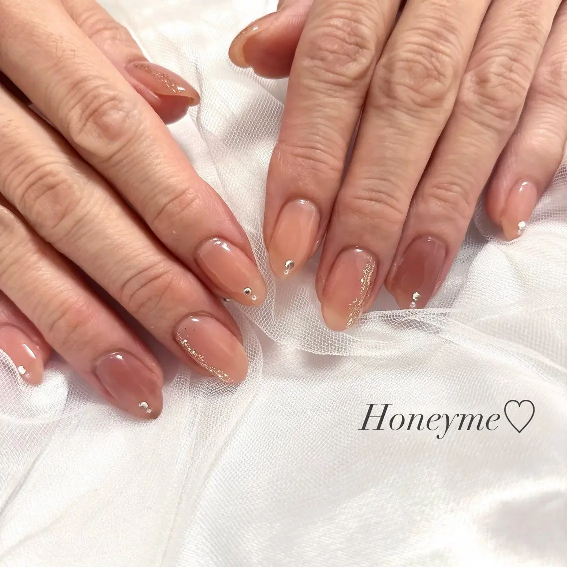 ネイル Honey me ❁⃘*.゚のネイルデザイン