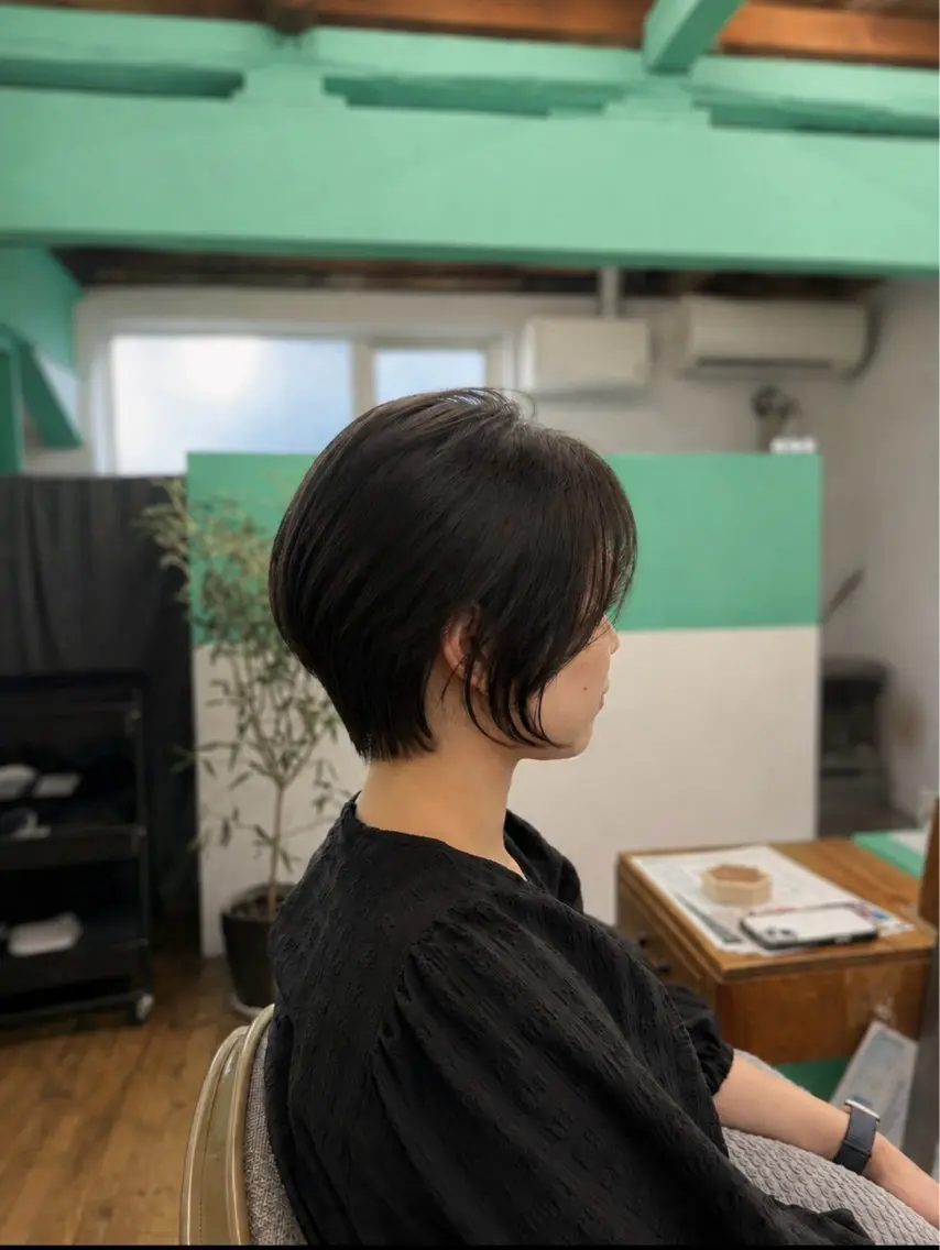 ショート カット ヘアカラー 円山|白髪ぼかし× ショート  村上のヘアスタイル
