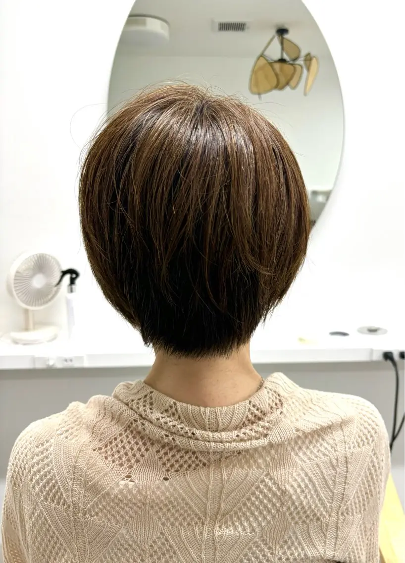 ショート ショートボブ ボブ ショートヘア tranq meguのヘアスタイル