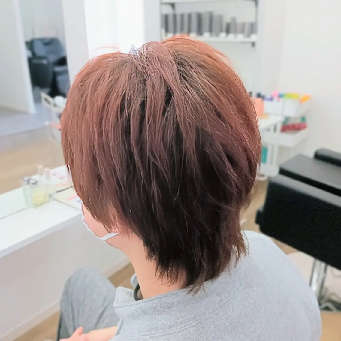 メンズカット＋カラーの写真