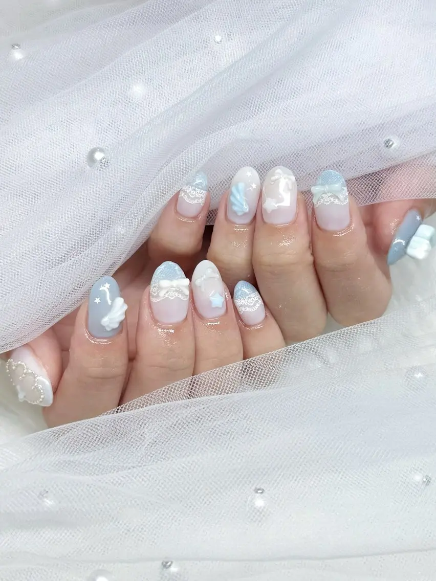 ネイル ハンドネイル moca京橋 shiori♡のネイルデザイン