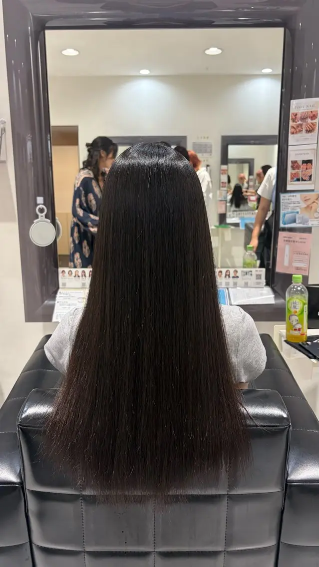 縮毛矯正 田中 海羽のヘアスタイル