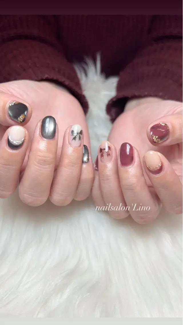 ネイル アートネイル ハンドネイル Lino𓂃⟡.· Chizuruのネイルデザイン