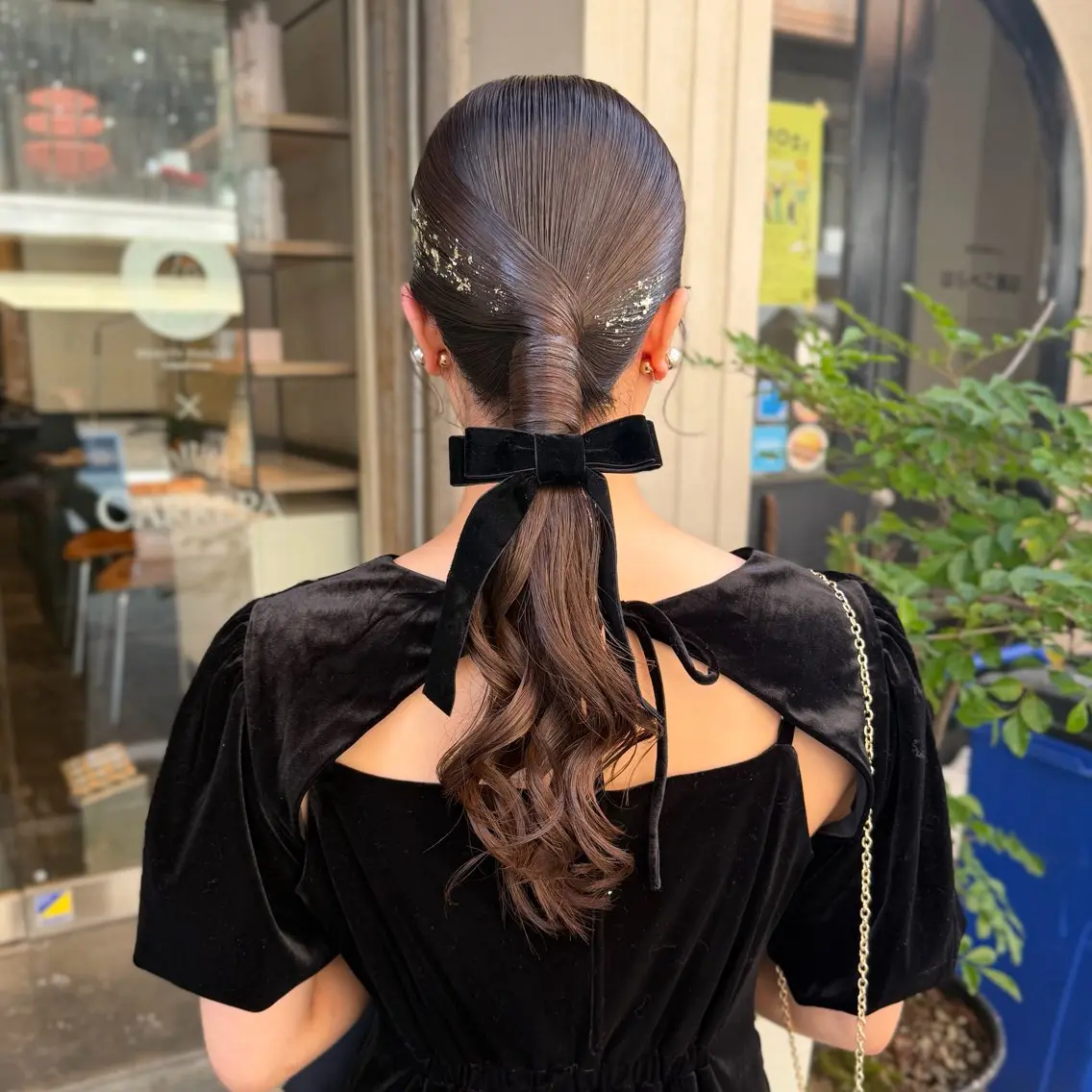 ヘアアレンジ 髪飾り ヘアセット 芦刈 咲来のヘアスタイル