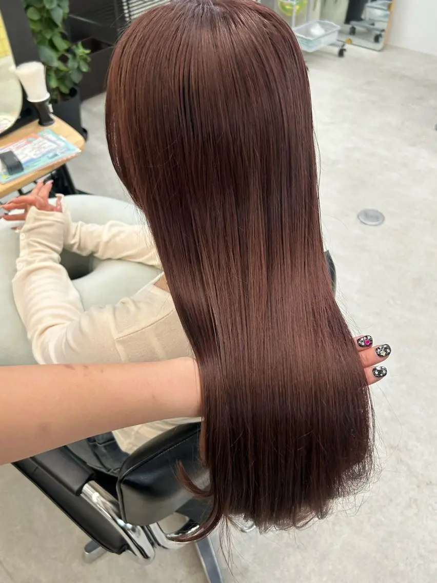 【minimo限定🪐1step treatment無料🎫】カット➕ワンカラー(ロングの方)の写真