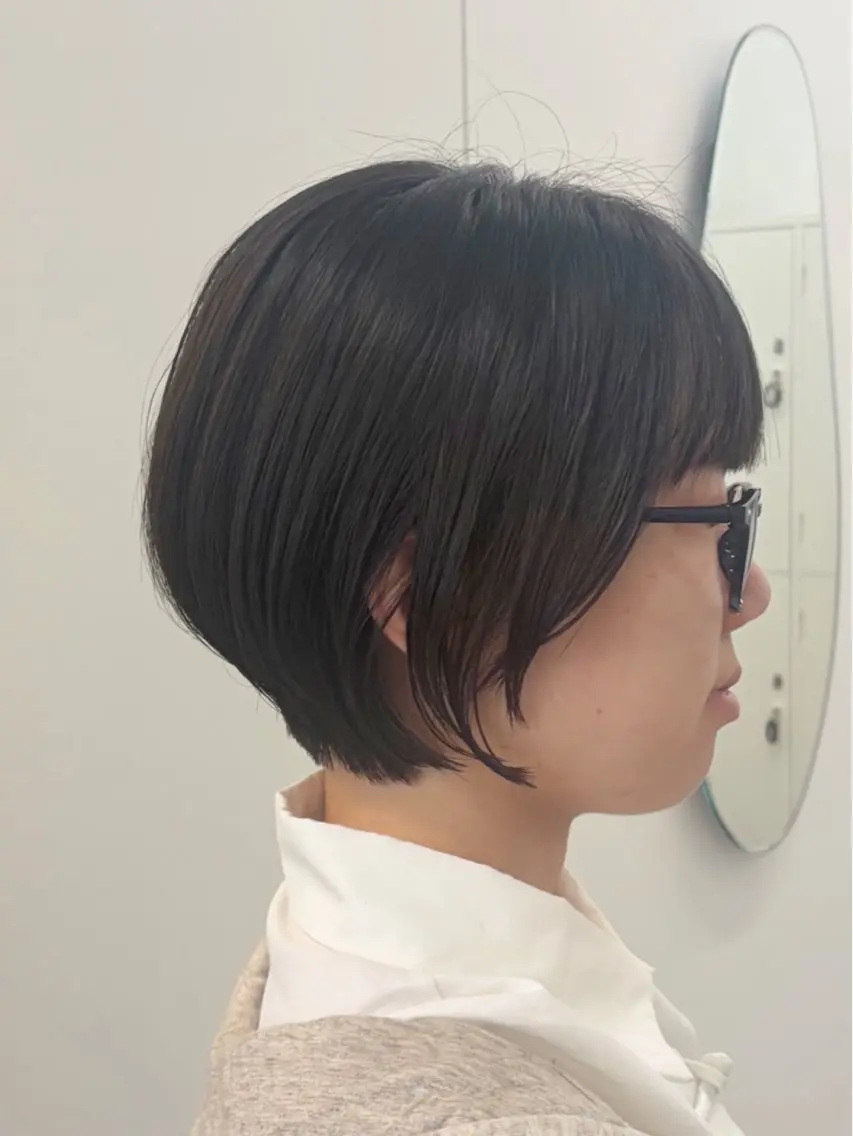 ショート ショートボブ ボブ 似合わせカット ショートヘア まあるいショートボブ 🐥廣瀬そらのヘアスタイル