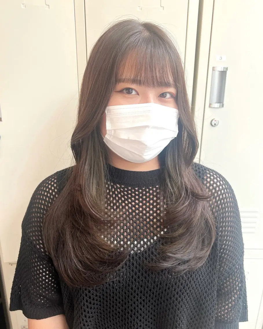 ロング 透明感カラー🍃 レイヤースタイル✨葵のヘアスタイル