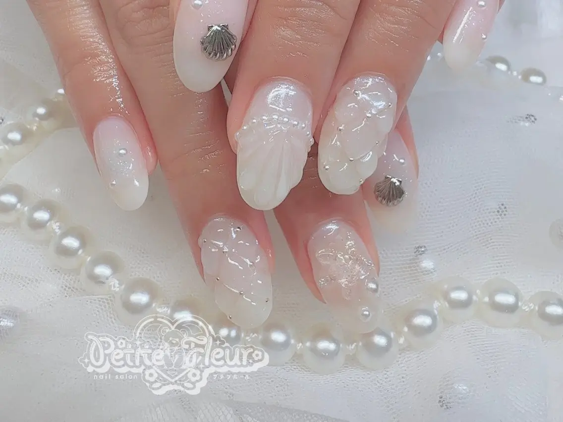 ネイル ハンドネイル ❁⃘*。Petite fleur❁⃘*りさのネイルデザイン