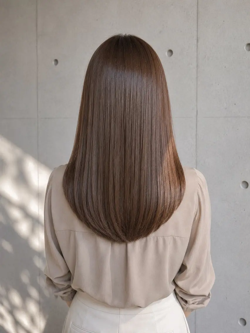 セミロング たまプラーザ駅 YAMATOのヘアスタイル