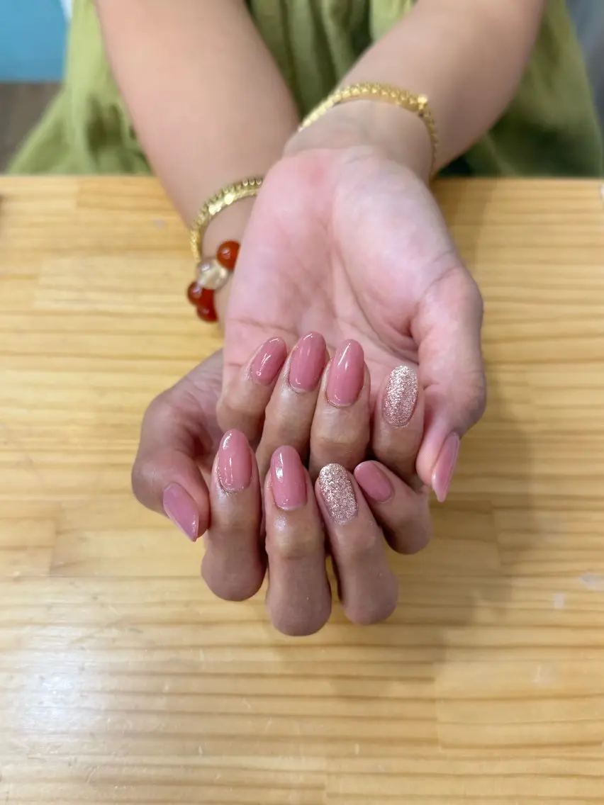ネイル シンプルネイル 稲田 愛梨のネイルデザイン