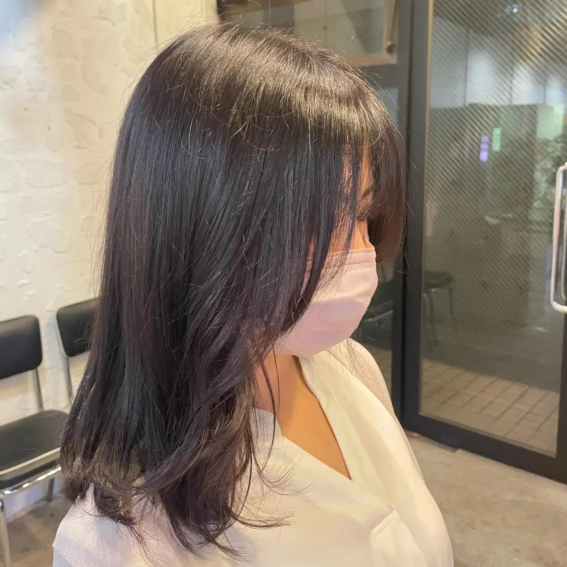 セミロング カラー ヘアアレンジ 🎀レイヤー 透明感 カラーyuuri🎀のヘアスタイル