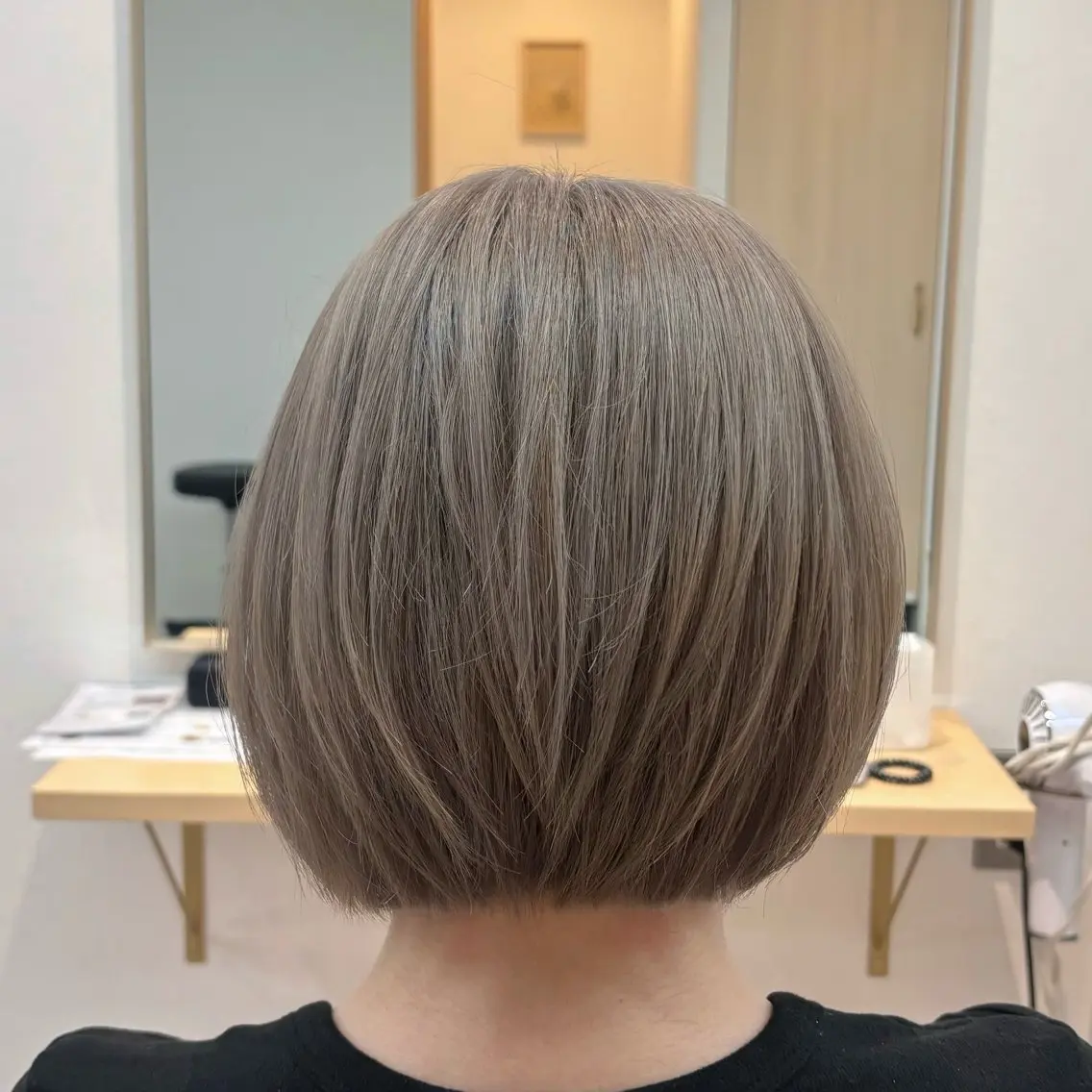 ショート ショートレイヤー レイヤーカット ショートヘア カット ヘアカラー トリートメント 🫧透明感/レイヤー /縮毛矯正/うみ🌟のヘアスタイル