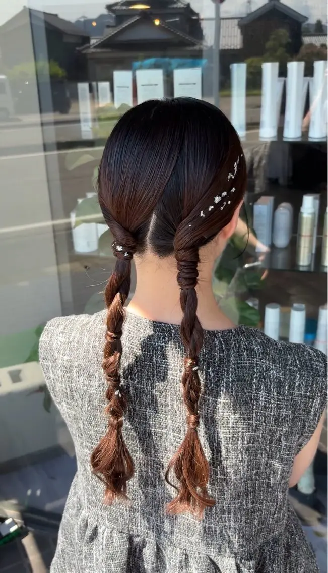 ロング ヘアセット arika もえのヘアスタイル