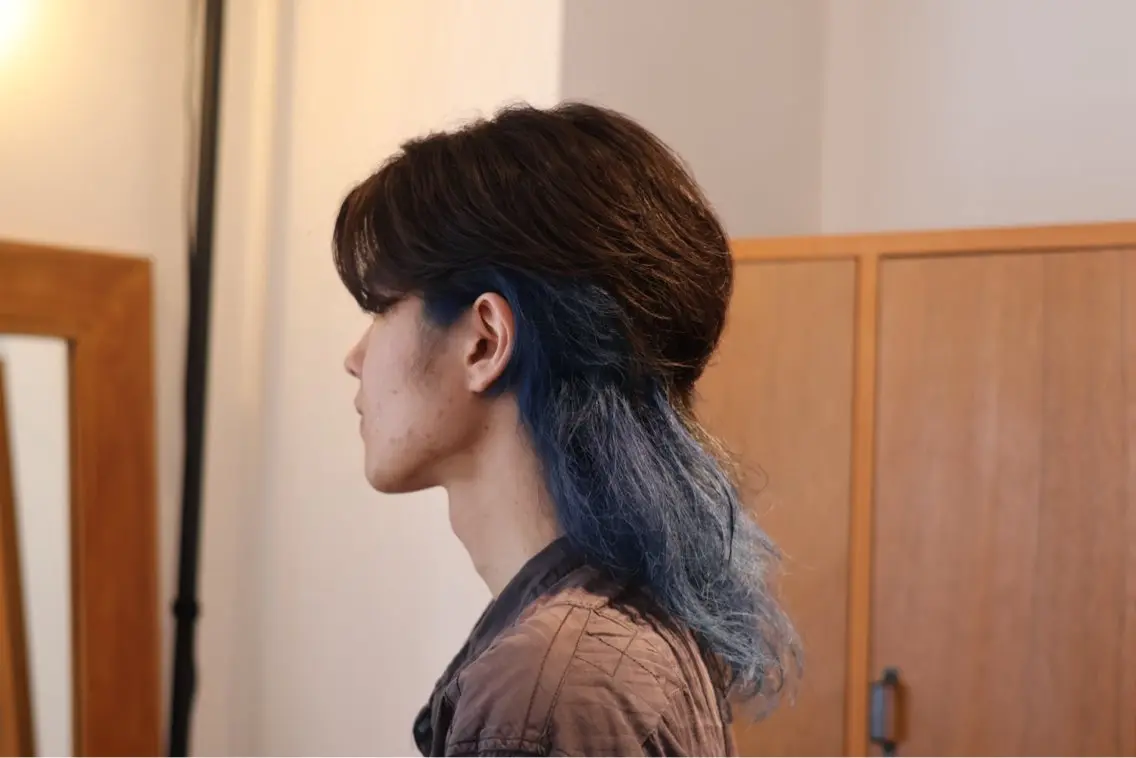 カラー 栄/海外風カラー/ ナチュラル縮毛のヘアスタイル