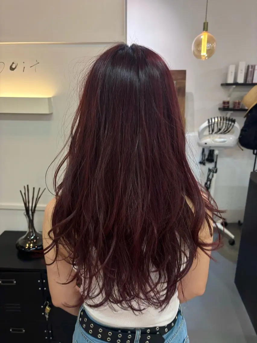 ロング ヘアカラー ooitヨシダ ミナミのヘアスタイル