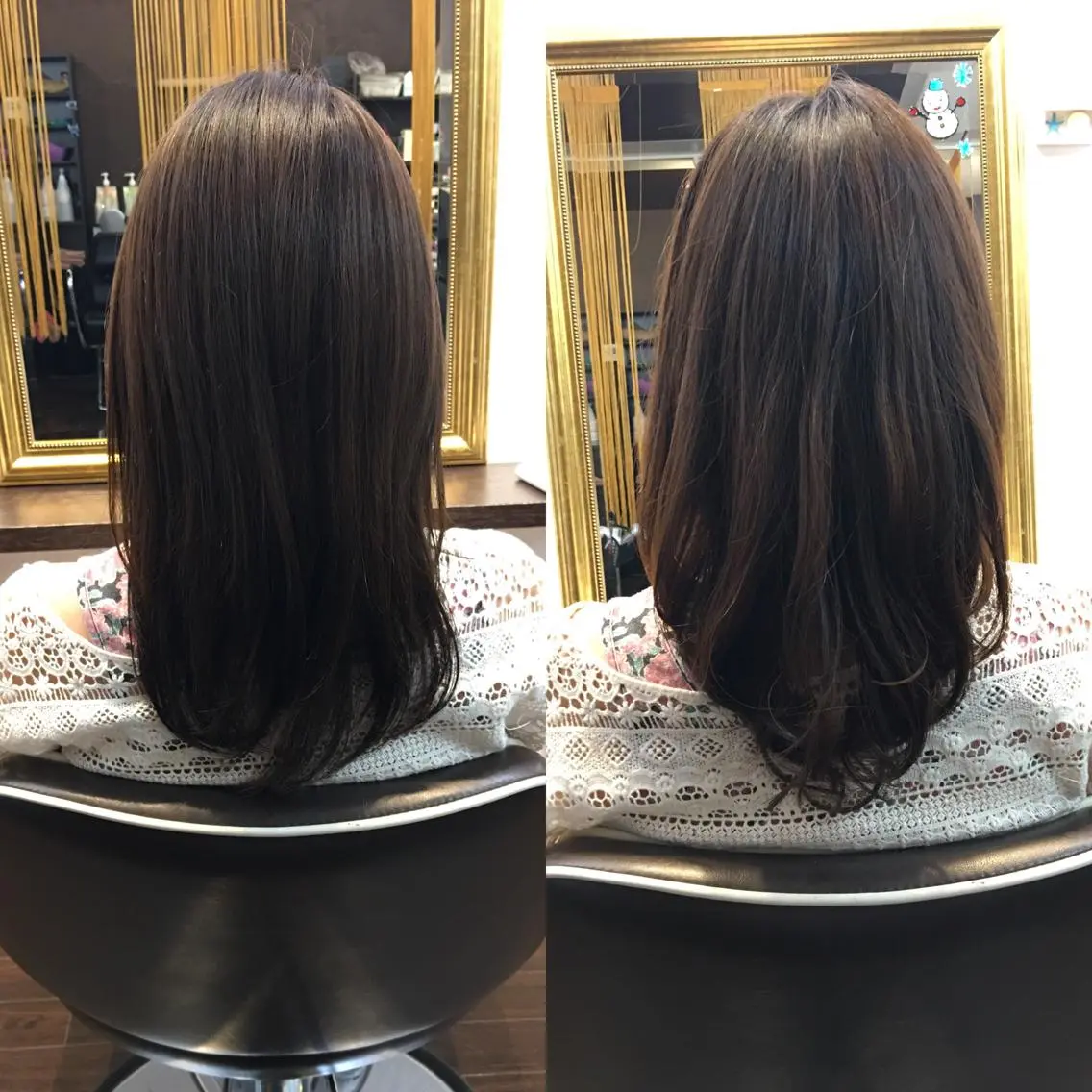 セミロング セミロングパーマ 田口 信雄のヘアスタイル