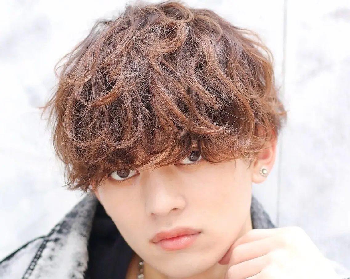波巻きパーマ（35歳以下メンズ限定）の写真