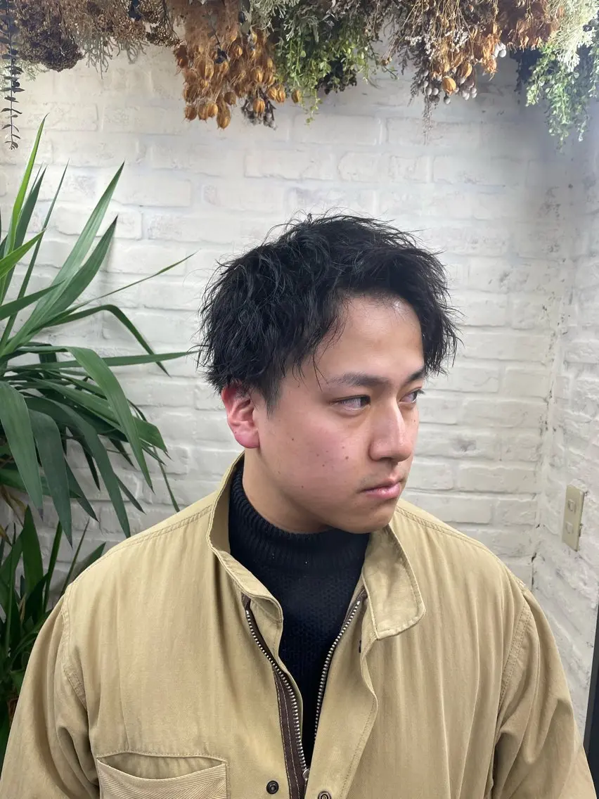 パーマ カット パーマ テラダ ユウシン西金沢のヘアスタイル