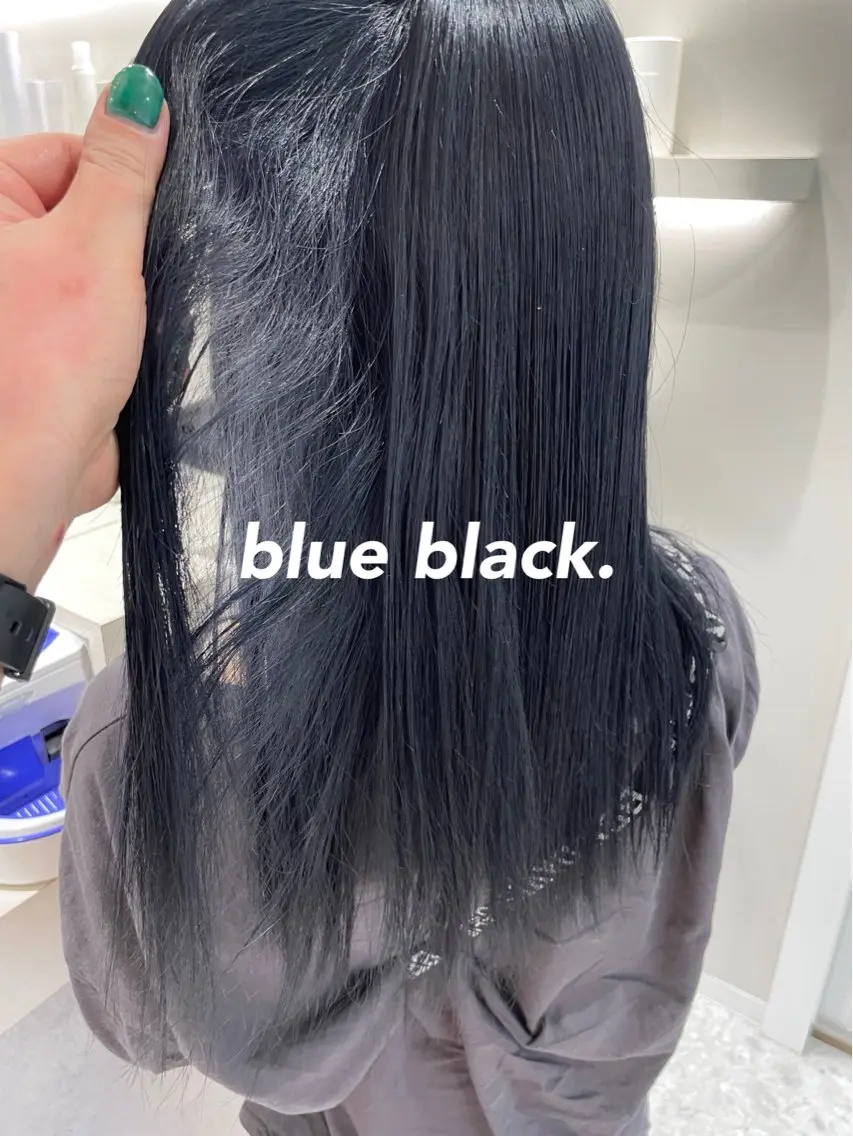 セミロング カラー 黒髪 ブリーチ ブリーチなしカラー カット ヘアカラー トリートメント 🩰ニシムラヒカリ 半個室salon♡*のヘアスタイル