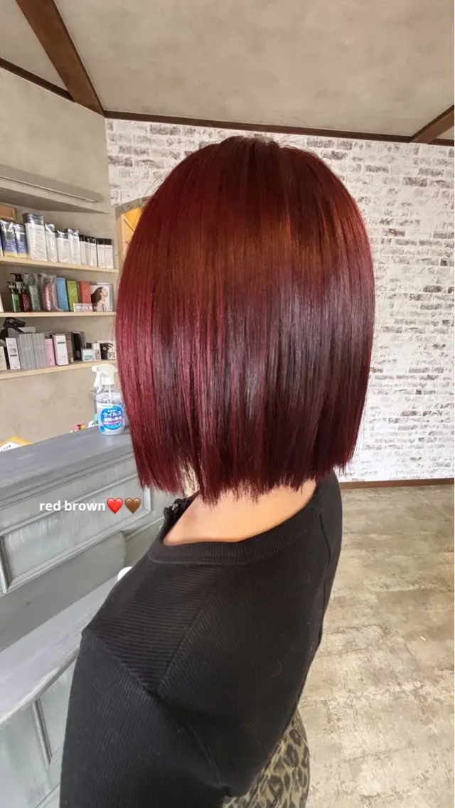 ショート カラー ヘアカラー unchouchou kanonのヘアスタイル