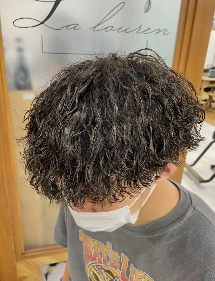 パーマ カット パーマ シャドウパーマ/立川 メンズ/コタロウのヘアスタイル
