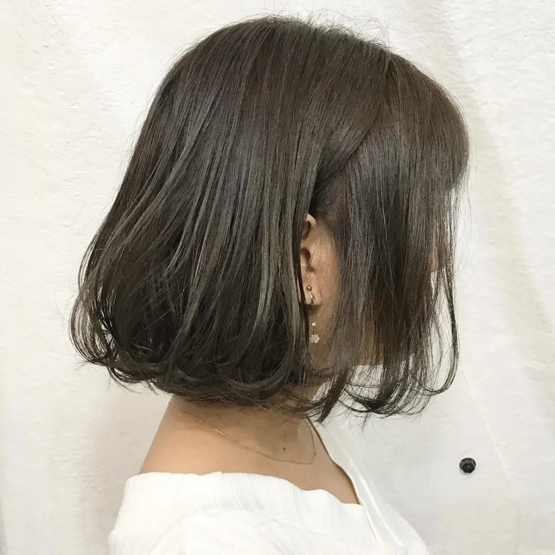 ショート カラー ブルーカラー ブルーグレー ブルーグレージュ グレージュ ハイライトカラー K-POP好き美容師 🇰🇷Kai.Yのヘアスタイル