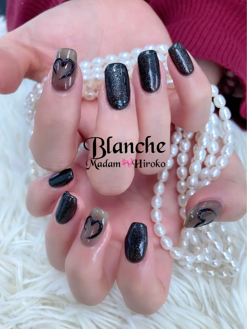 ネイル クリアネイル Lianネイル 寛子Lianのネイルデザイン