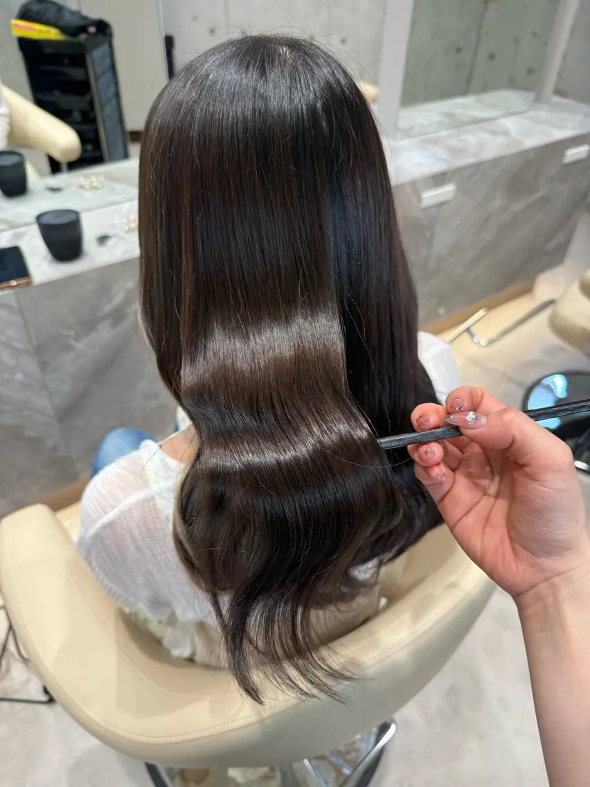 ロング カラー ヘアカラー 木村 智美のヘアスタイル