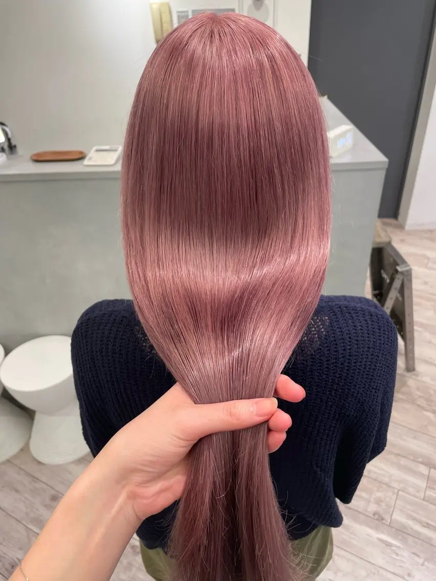 ロング ヘアカラー トリートメント ♡似合わせハイトーン ♡maiのヘアスタイル