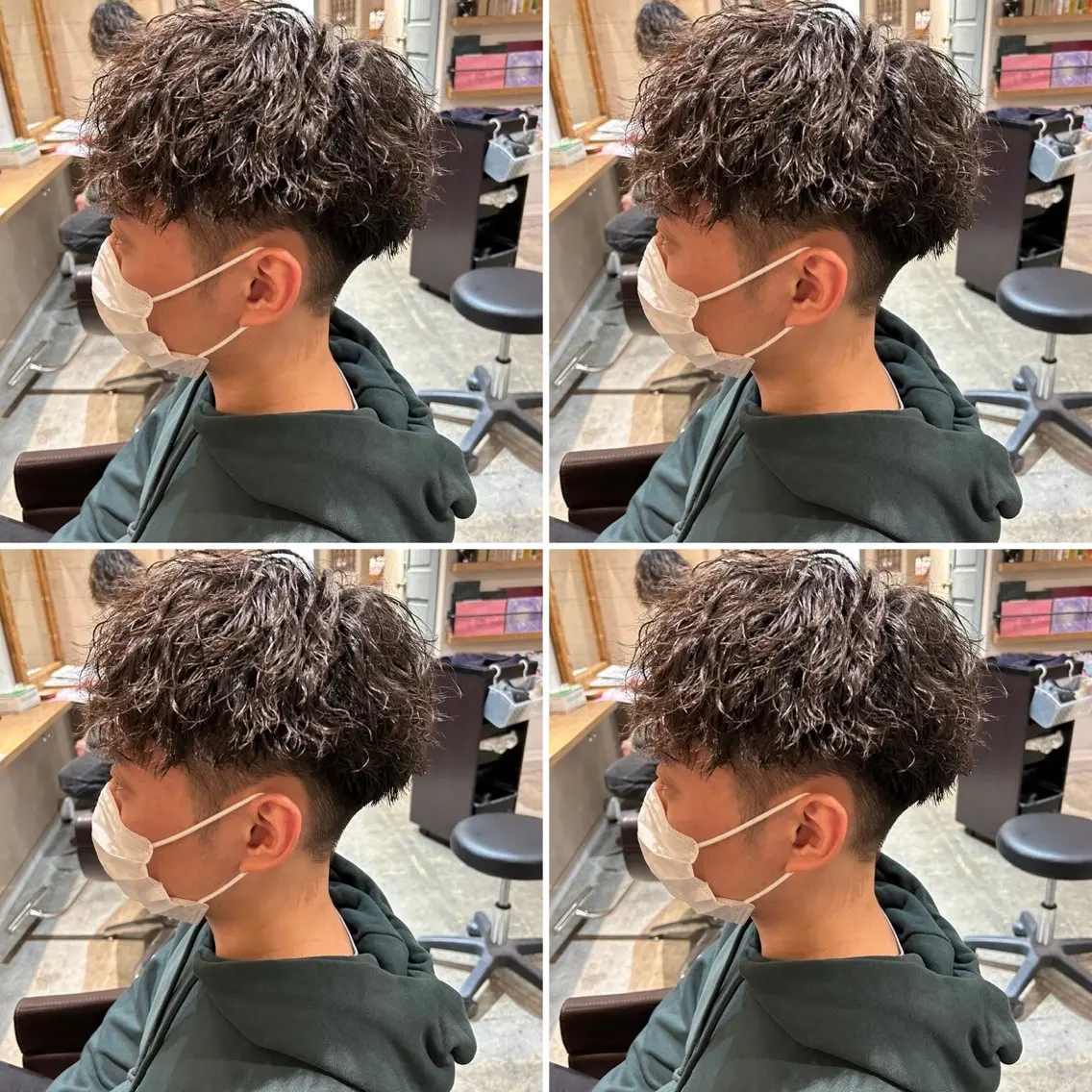 パーマ メンズ カット パーマ トリートメント ヘアセット メンズパーマ特化 店長望月謙二郎のヘアスタイル