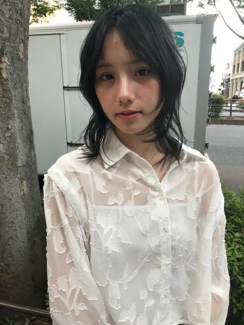 ミディアム カラー カット トリートメント 赤み消しカラー/ ナチュラル/トモキのヘアスタイル