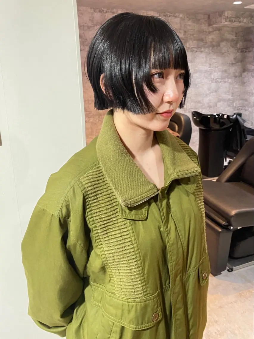 ショート カラー カット ヘアカラー トリートメント mai / linoah˚✧のヘアスタイル