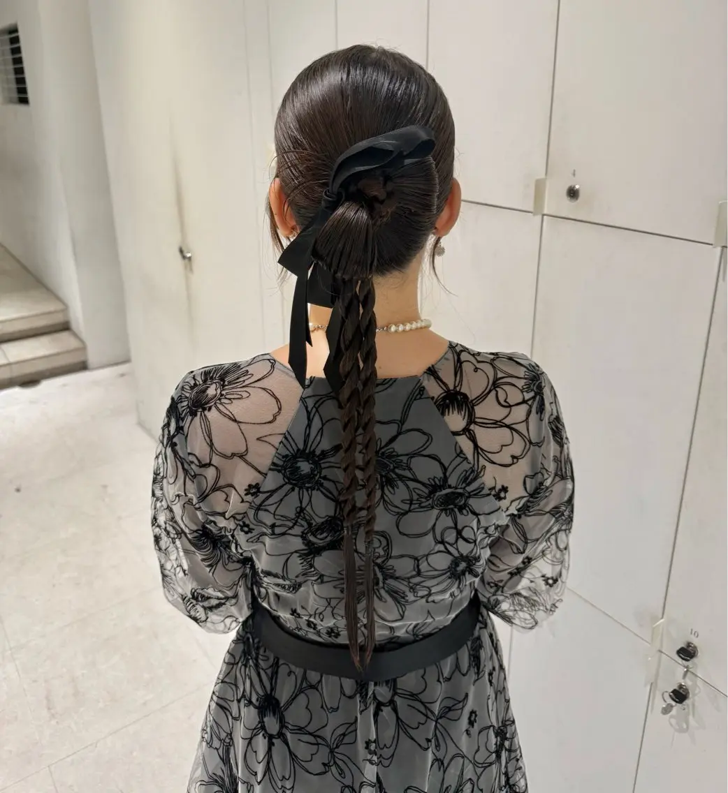 ヘアアレンジ ヘアセット yumea ⠀のヘアスタイル