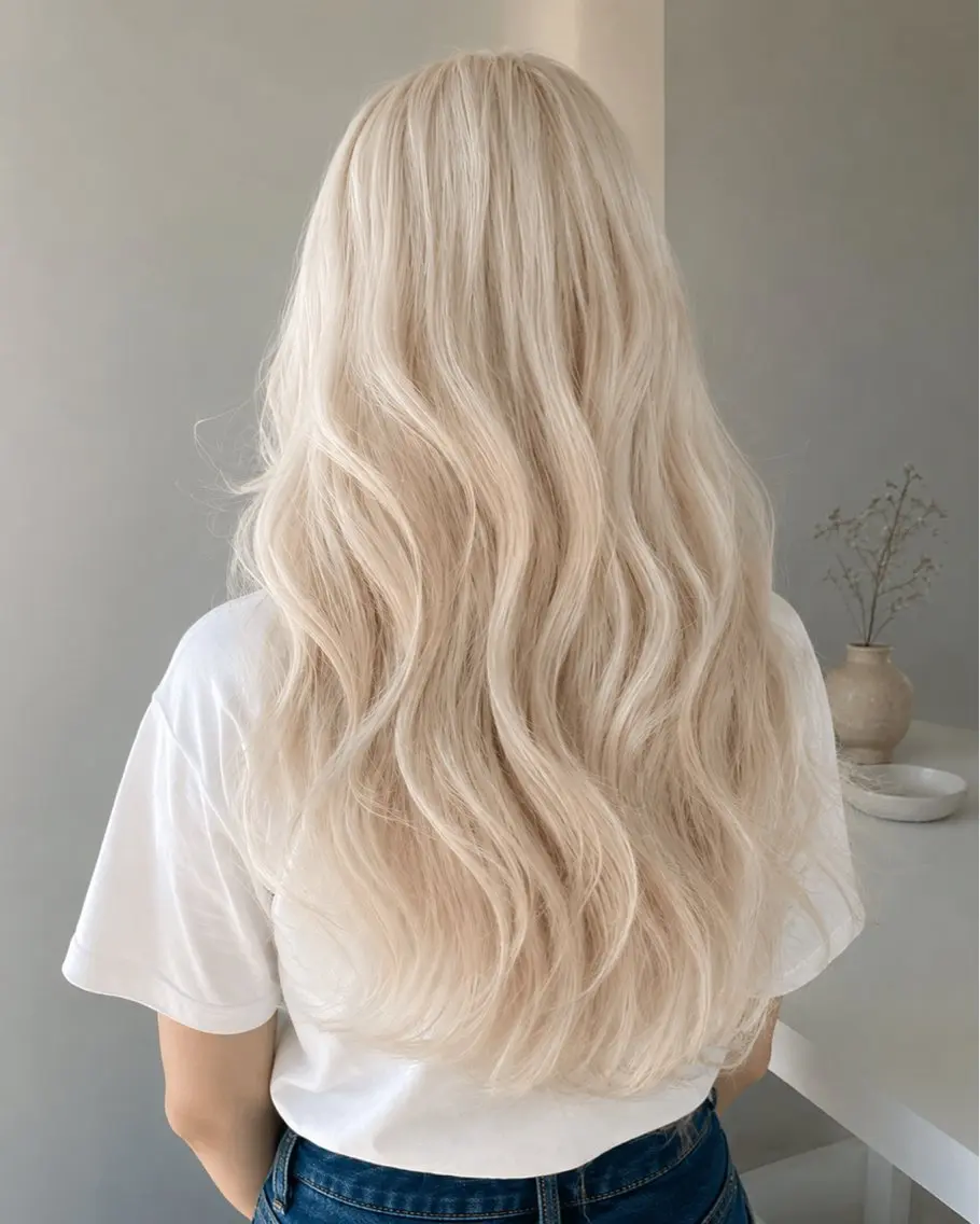 🤍ブリーチ込み🤍ハイトーンカラー＋カット+KERASTASE TR (ケアブリーチ使用)の写真