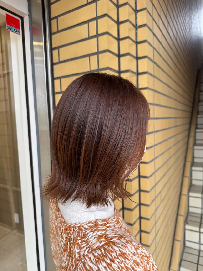 【春夏人気◎】透明感カラー+似合わせカットの写真