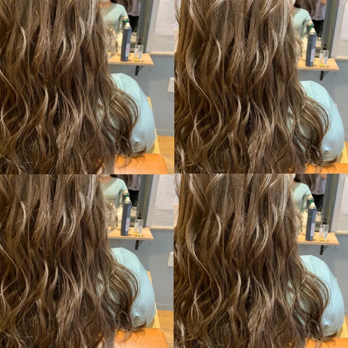 ロング カラー ヘアアレンジ 透明感カラー シルバー ヨシンモリ ロング 🦋レイヤー特化/ 羽エク/ナツミ🦋のヘアスタイル