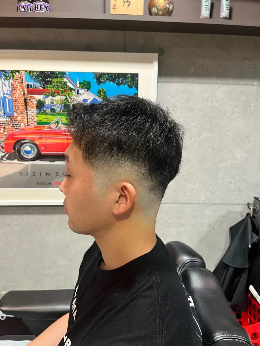 ショート パーマ メンズ 🔥無料メンズカット /パーマ🔥奥山のヘアスタイル